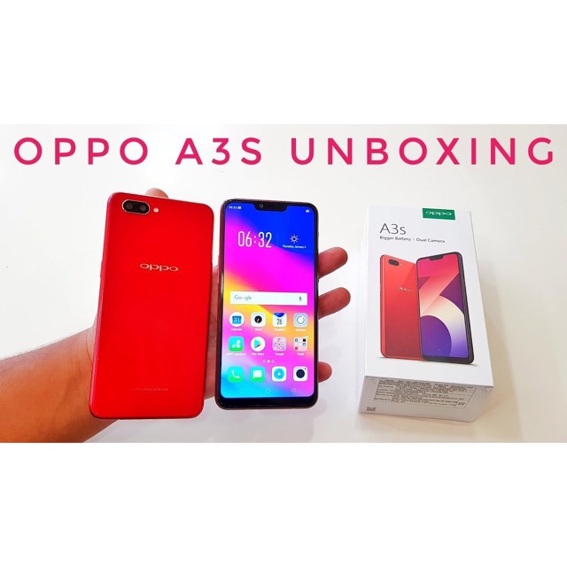 Điện thoại OPPO A3s - 3G/32GB - Fullbox - Bảo hành 12 tháng - nhập khẩu