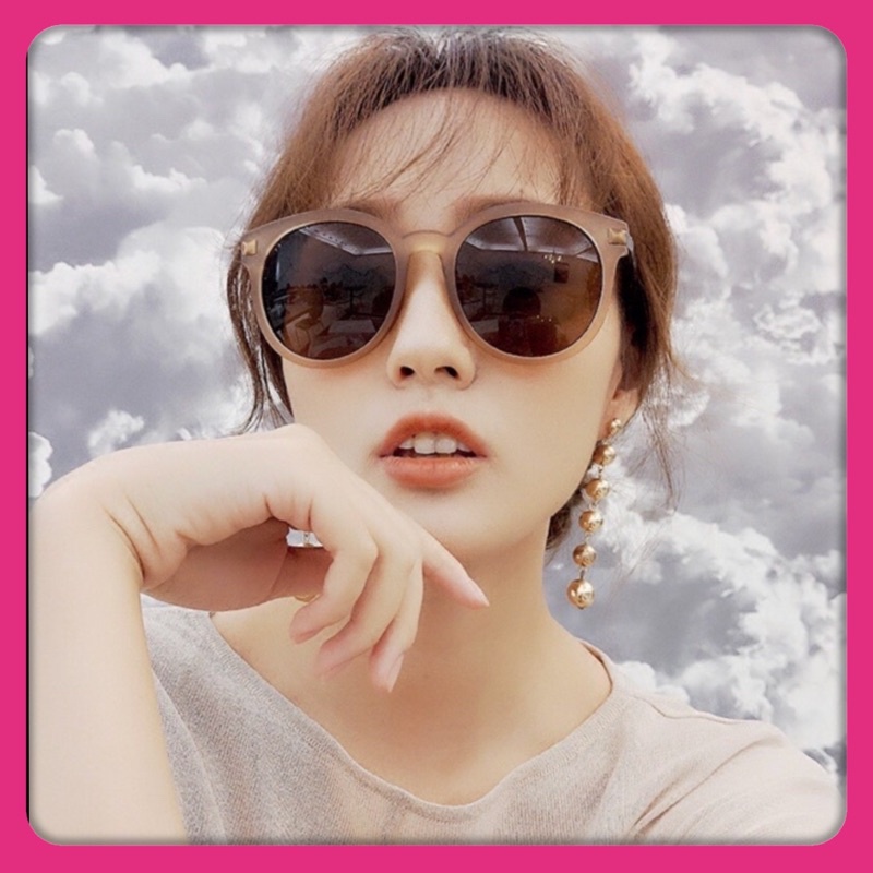 GIÁ SI mắt Kính mát đi biênr nâu Tây bản to hot 2023