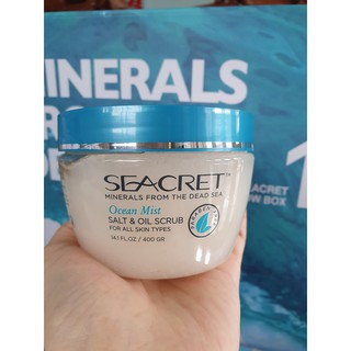 Muối dầu biển chết tẩy tế bào chết seacret.