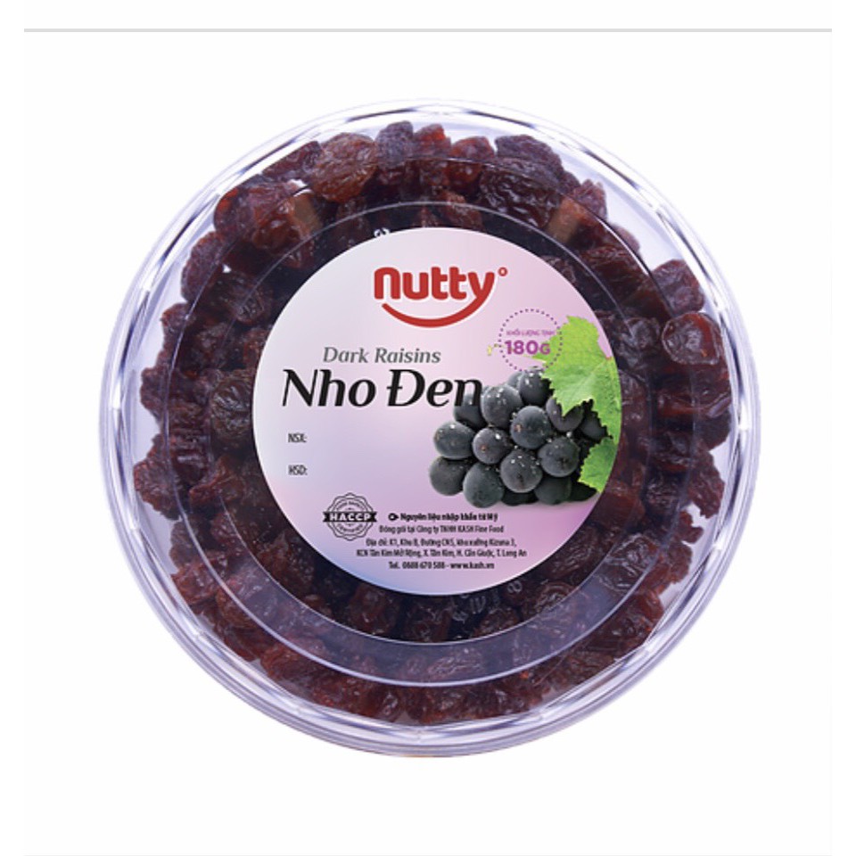 Nho khô đen 180g