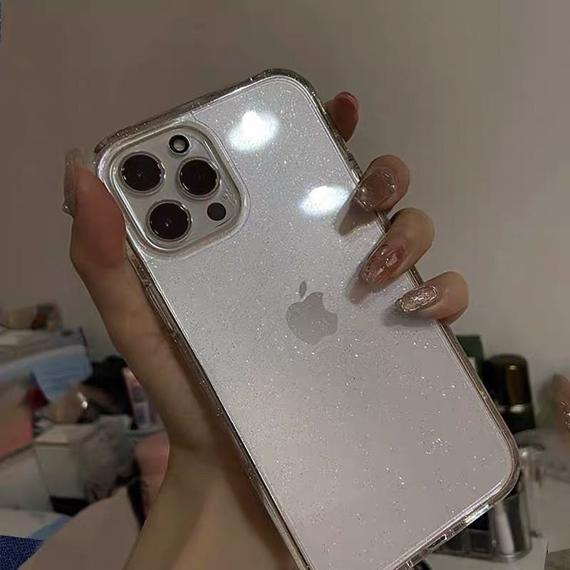 Ốp điện thoại mềm trong suốt lấp lánh cho Iphone 11Ap Apple12promax