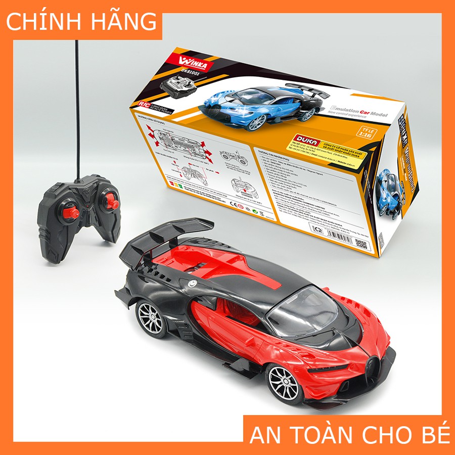 Ô Tô Đồ Chơi Trẻ Em DUKA: Siêu Xe Điều Khiển Từ Xa Veyron Sport [An Toàn Cho Bé]