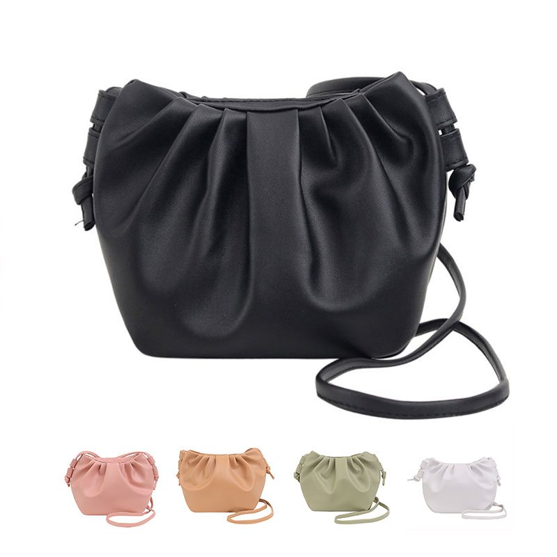 ✨Ready Stock✨Fashion Korean Bag Folding Mini Dumpling Bag Lady Handbag Shoulder Bag B1132