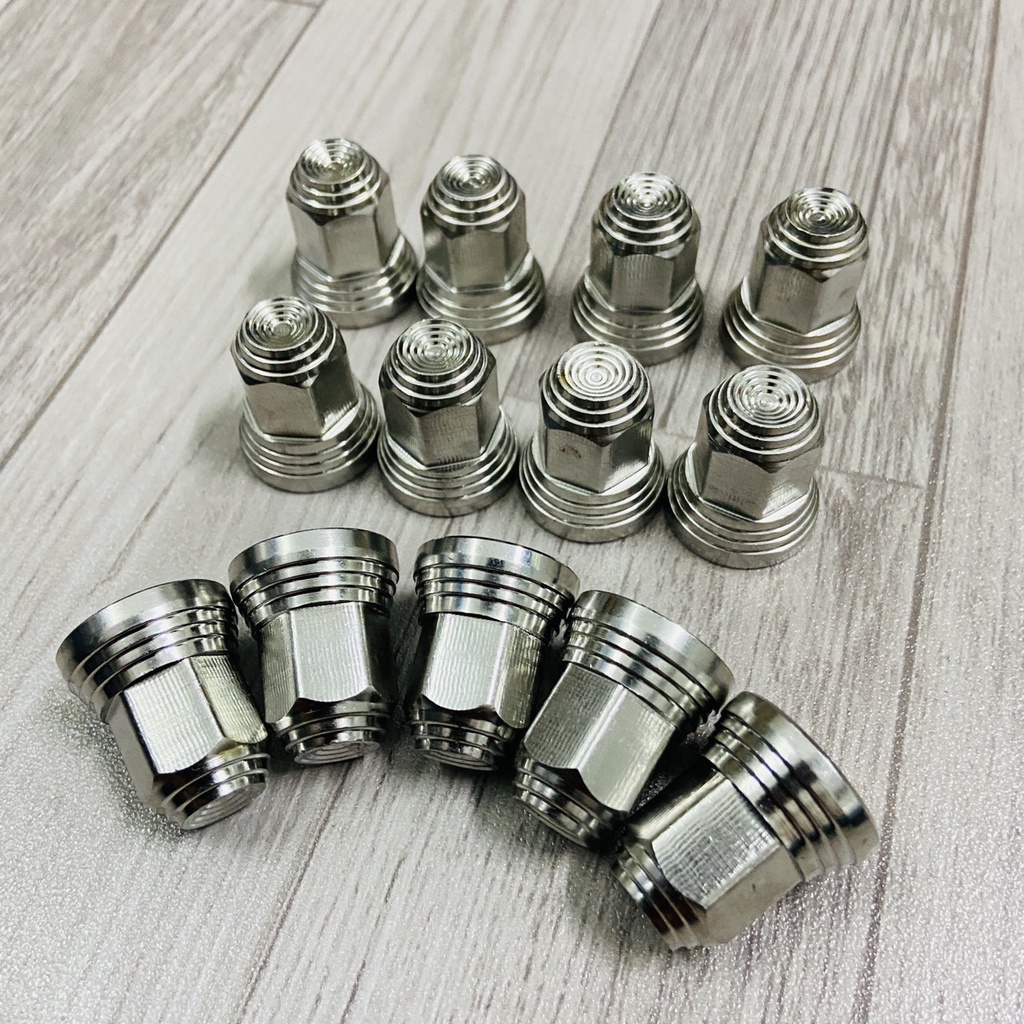 (CHUYÊN ỐC KIỂU XE MÁY) TÁN INOX 304 ĐẦU BÍT 10LY MẪU THÁI VÀNH GẮN CỐT GẤP