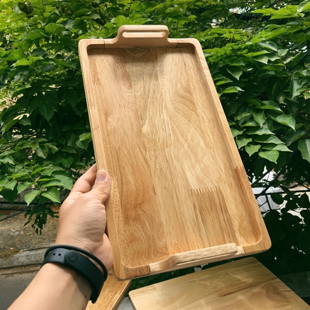 Khay gỗ decor tự nhiên