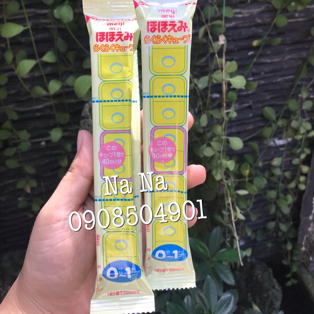 SỮA MEIJI THANH SỐ 0 NỘI ĐỊA NHẬT - THANH 27gr