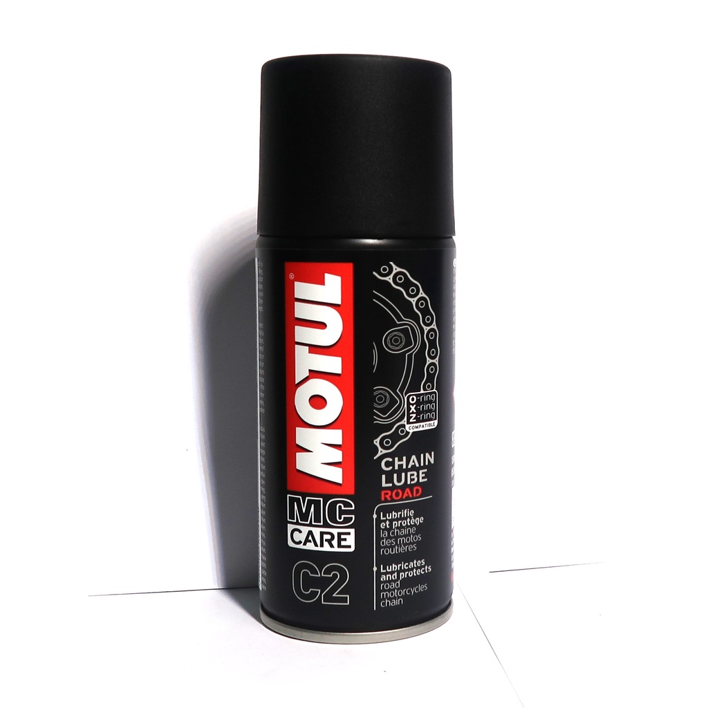 Chai xịt dưỡng sên, dưỡng nhông xích xe máy Motul C2 Chain Lube 150ml