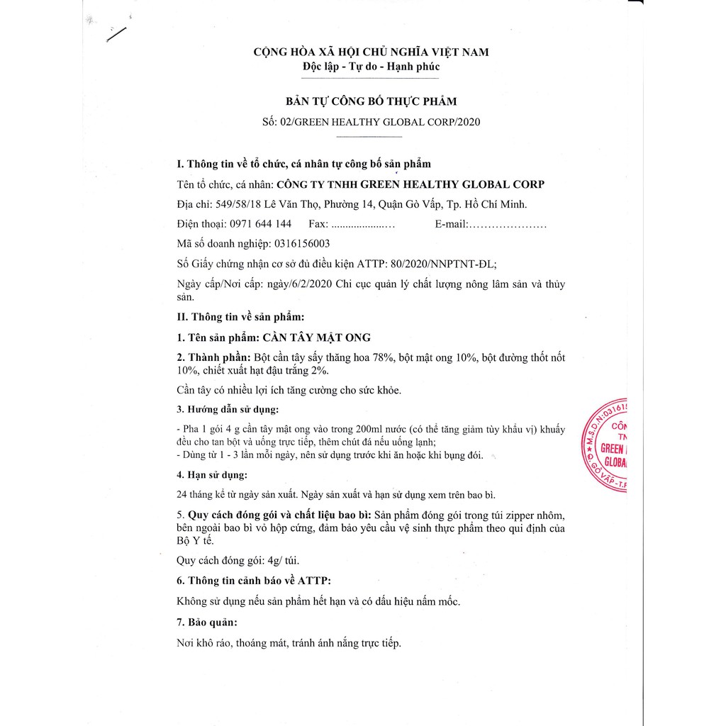 Cần tây mật ong chính hãng giảm cân, làm đẹp da, thanh lọc cơ thể, mua 3 hộp tặng 1 bình thủy tinh (Hộp 14 gói)