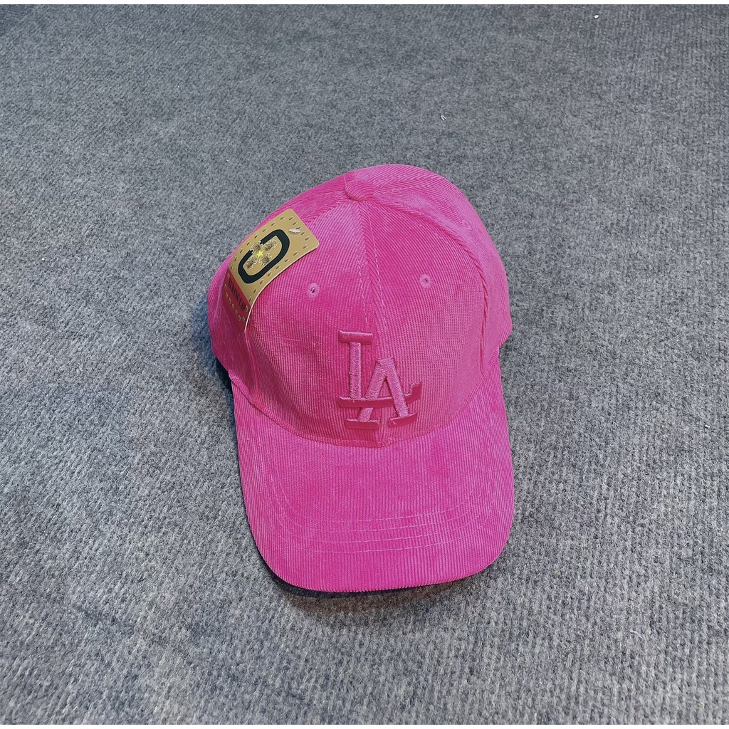 Mũ - Nón Lưỡi Trai  Unisex Nam nũ ULZZANG Thêu Chữ LAFASHION Chất Nhung Cao Cấp - Hata24h
