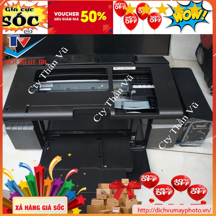 Máy in phun màu Epson L805 hàng Like NEW khổ A4 còn khuyên thùng xốp còn mới trên 90% in Wifi