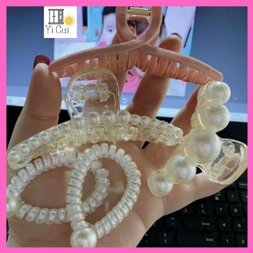 Set Kẹp Tóc Dây Buộc Tóc Loại Mới