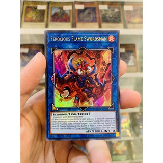 Thẻ Bài YugiOh! Mã DUOV-EN032 - Ferocious Flame Swordsman - Ultra Rare - 1st Edition