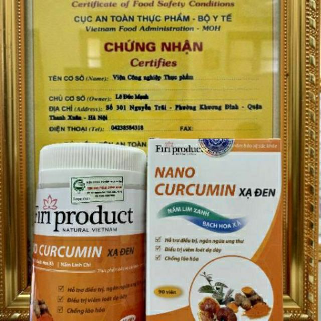 Tinh nghệ- xạ đen (90 viên)