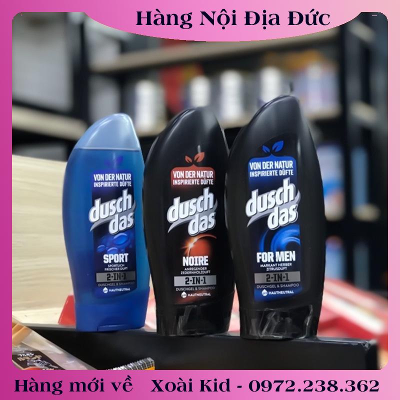 [auth] Sữa tắm gội 2in1 DUSCHDAS cho Nam và Nữ của Đức 250ml [Hot]