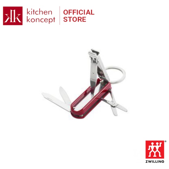 ZWILLING - Bấm móng tay Classic inox Multitool màu đỏ