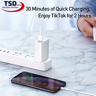 Cáp Sạc Nhanh Baseus Mini White Cổng Cho ip,tablet táo