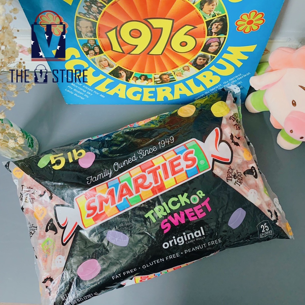 KẸO SMARTIES NGỌT NGÀO - [HÀNG NHẬP MỸ] 2KG2 DATE 8/2024