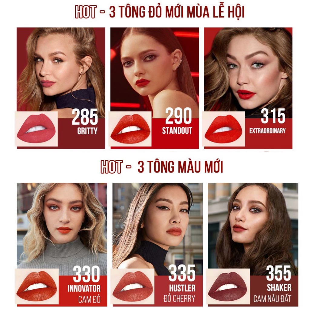 Son Kem Lì Maybelline Super Stay Matte Ink 3.9g