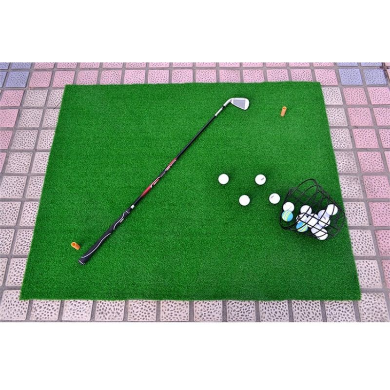 Thảm Tập Swing Golf 1,25m x 1m - PGM Hitting Mat ( Tặng kèm 5 bóng golf xốp và tee golf cao su )