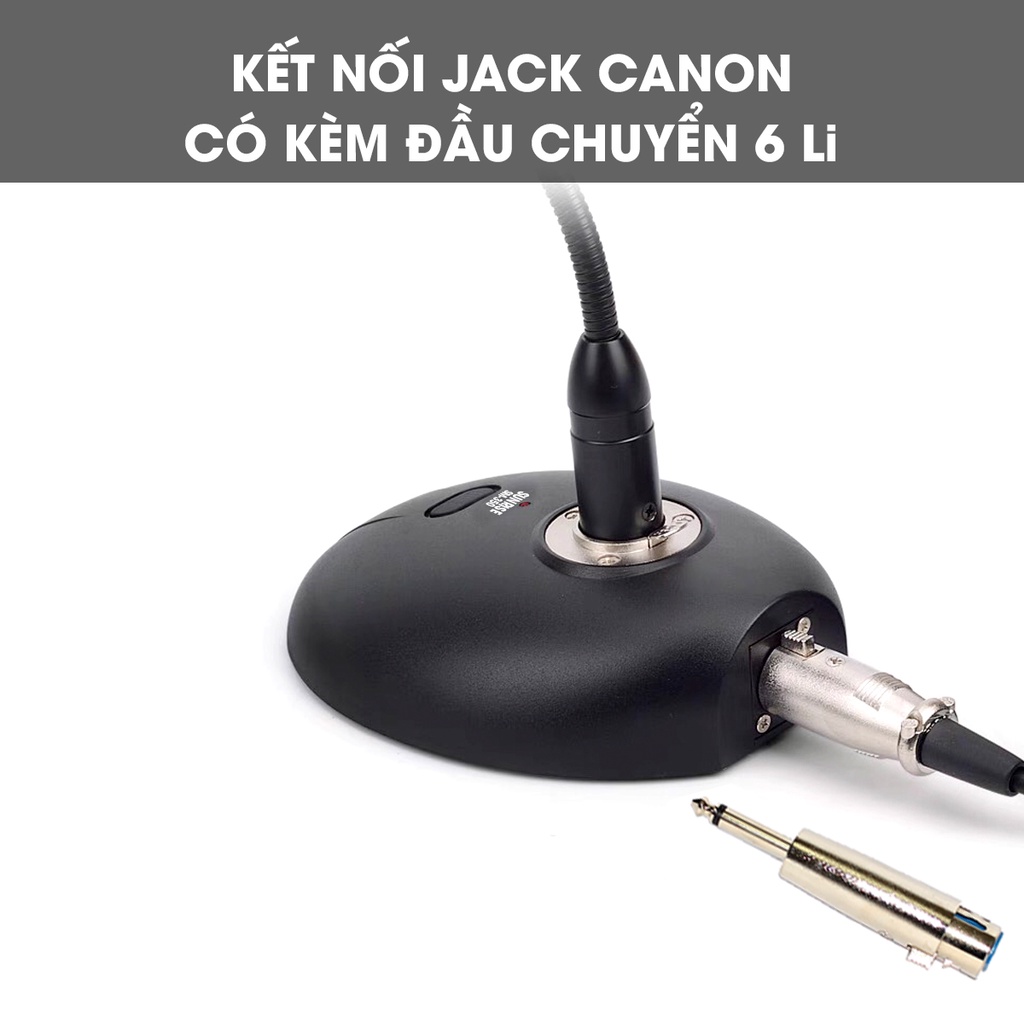 Micro hội nghị cổ ngỗng chính hãng Sunrise SM-380, Mic đàm tọa họp trực tuyến sử dụng cho phòng họp hội trường