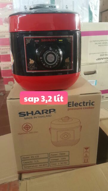 Nồi áp suất điện sharp KS-132