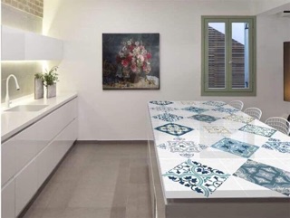 Giấy hoa văn dán tường, dán tủ