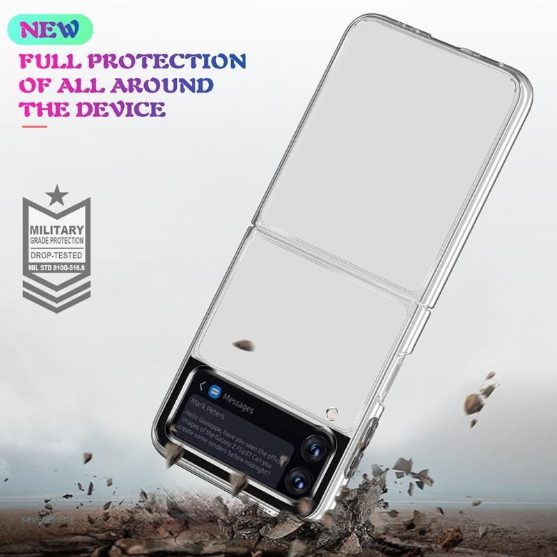 Ốp Điện Thoại Tpu + Pc Trong Suốt Đa Năng Chống Trầy Choz Flip 3