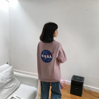 Áo Sweater Cổ Tròn In Hình Dễ Thương