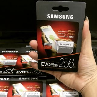 Thẻ nhớ Samsung EVO Plus 256gb hàng công ty
