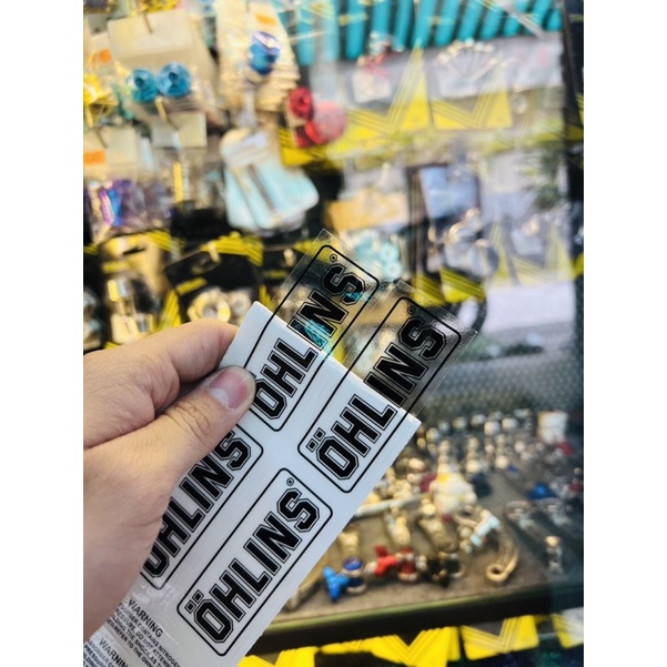 Tem Logo Sticker Theo Sét Ohlins