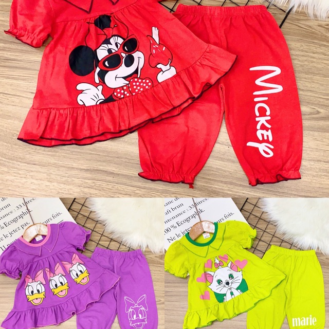Combo đồ bộ bé gái