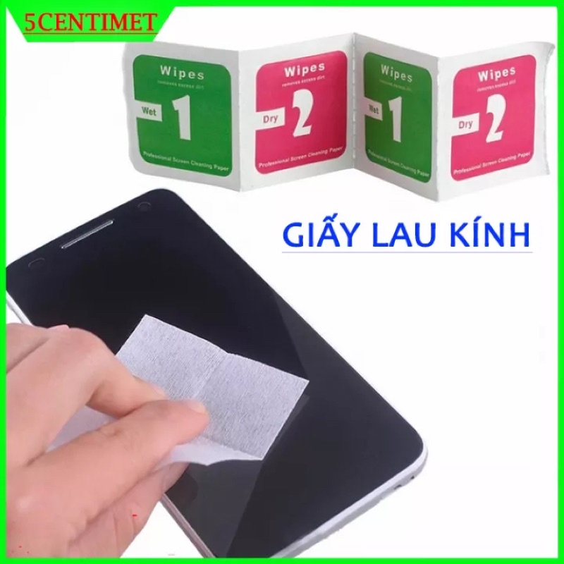 Giấy Lau 1 2 Cho Kính Cường Lực Điện Thoại Tiện Dụng