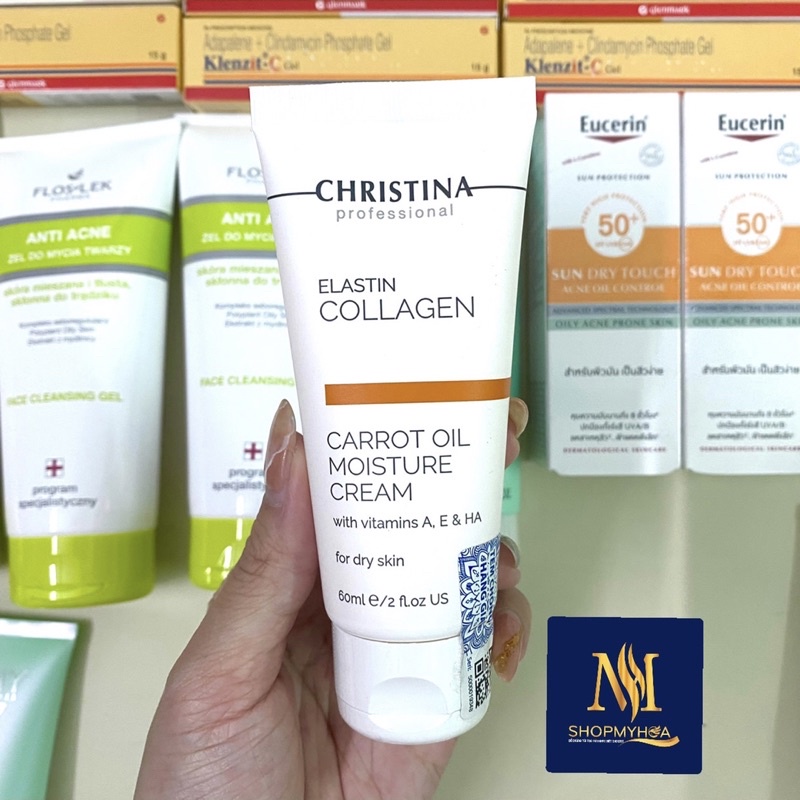 Kem Dưỡng Chống Lão Hoá Cho Da Dầu, Da Khô Christina Elastin Collagen 30ML