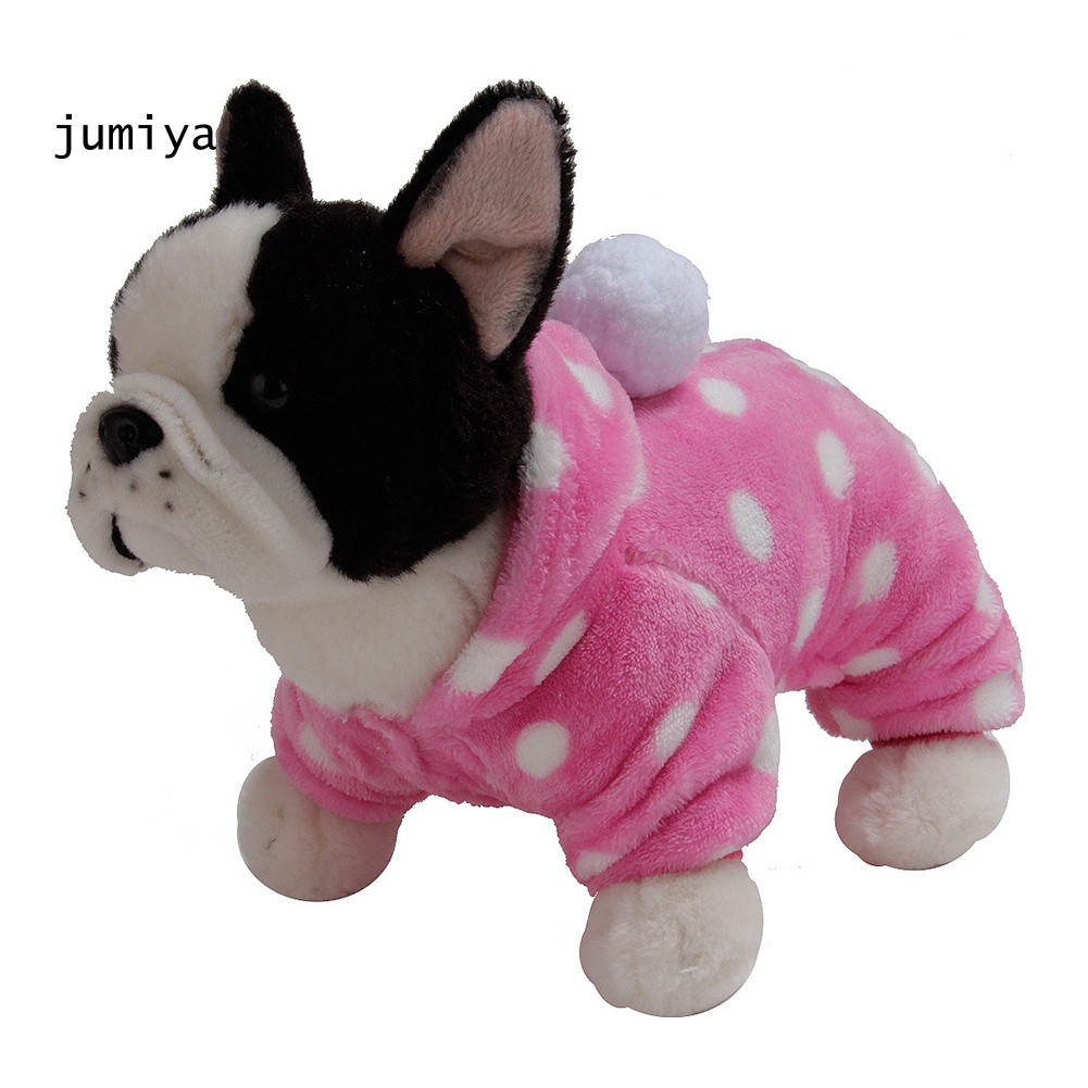Áo hoodie họa tiết ngôi sao chấm bi đáng yêu cho thú cưng