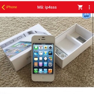 Điện thoại iPhone 4-8gb và 16gb . Chính hãng Apple Giá 350k-399k( . Đã tải ứng dụng về máy )