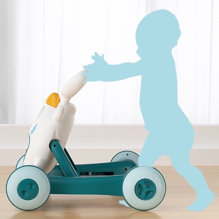 Xe tập đi cho bé ,xe đẩy trẻ em tập đi chống lật chống trơn trượt có trò chơi có nhạc đa năng.