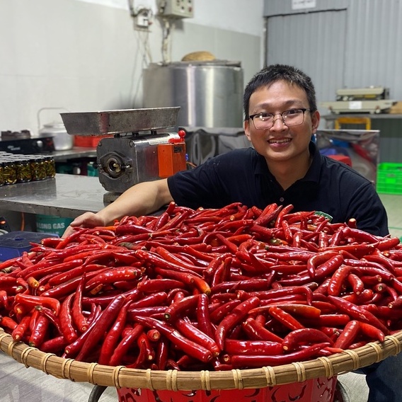 Tương Ớt Đình Hương ủ chua cay 520g Truyền thống chuẩn vị Bắc ăn phở