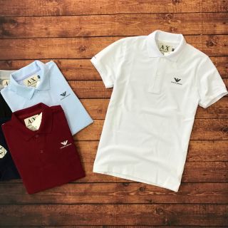 Áo thun nam ngắn tay có cổ vải cá sấu không xù lông, áo thun nam ngắn tay có cổ