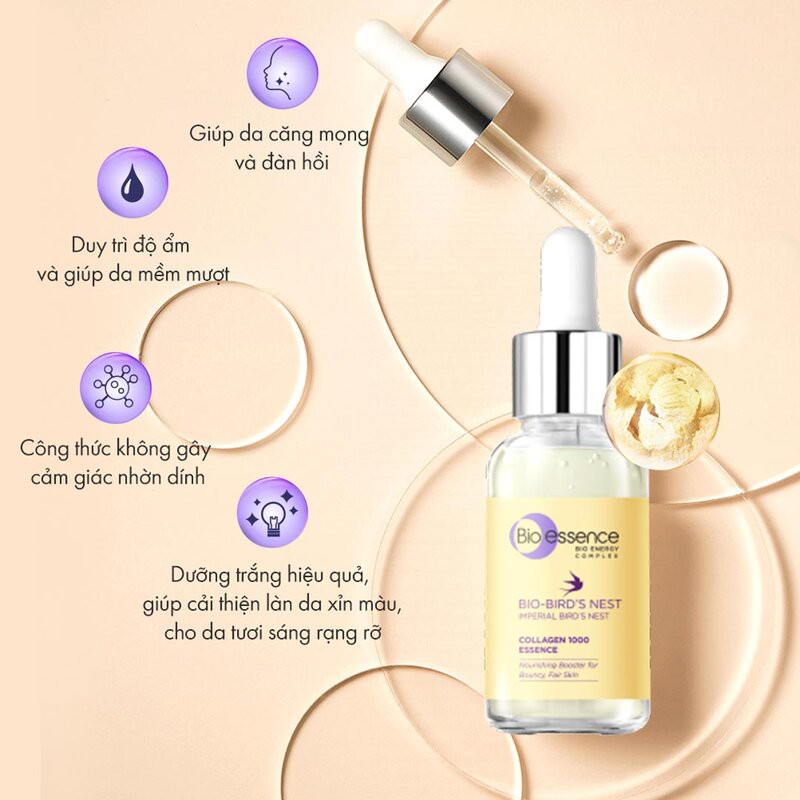 Tinh Chất Bio-essence Dưỡng Da Săn Mịn Rạng Ngời Bio-Bird’s Nest Collagen 1000 Essence 30g