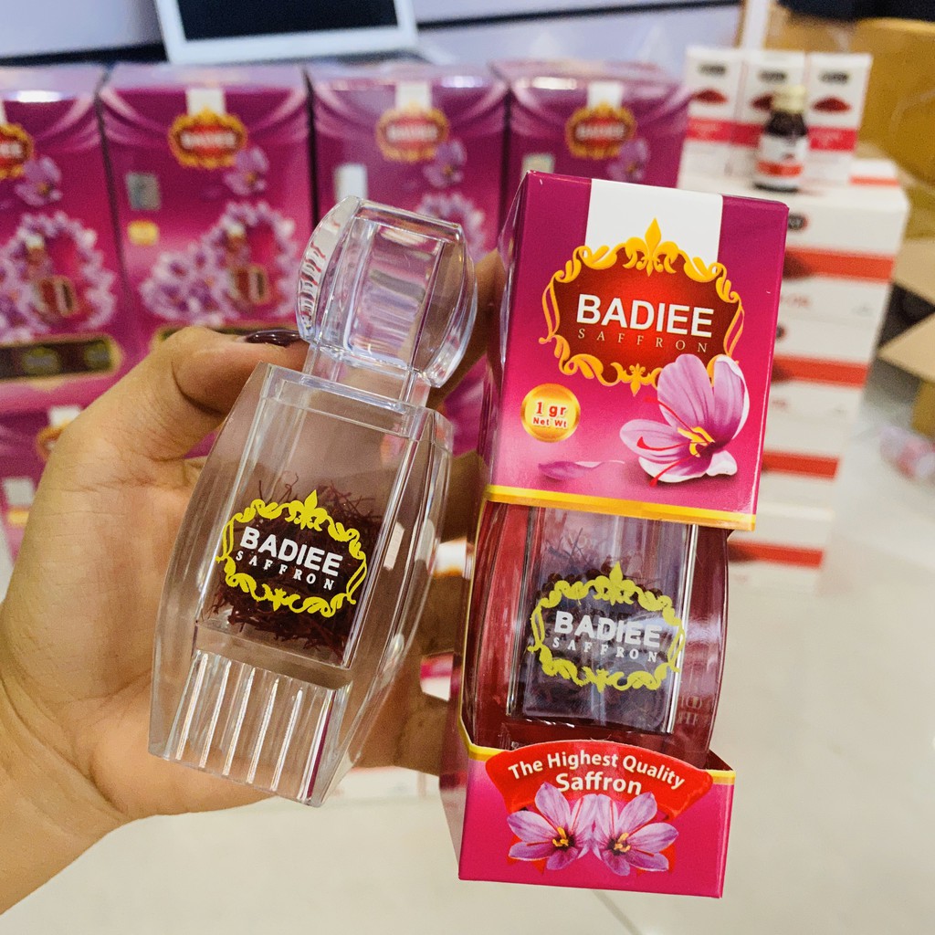 Nhụy Hoa Nghệ Tây Saffron Badiee Chính Hãng Hộp 1gram Kèm Hóa Đơn Nhập Hàng-TPD Dubai