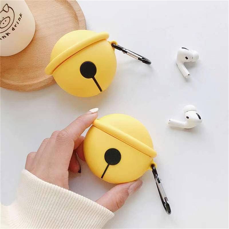 Vỏ Bảo Vệ Hộp Sạc Tai Nghe Airpod 1 2 Pro Bằng Silicon Mềm Hình Hoạt Hình 3D Dễ Thương