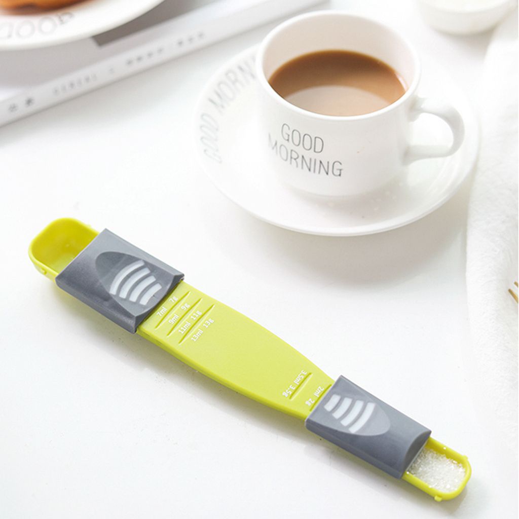 Muỗng đo lường bằng nhựa 1-13 g/ml có thể điều chỉnh tiện dụng