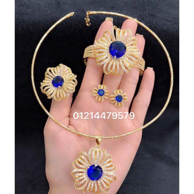 Bộ trang sức xi mạ vàng 18k cao cấp X48