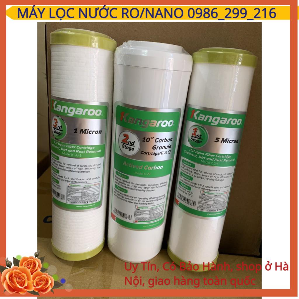 Combo 9 Lõi Lọc Nước Kangaroo Gồm 1,2,3,4,5,6,7,8,9 ♥️ Lõi Lọc Máy 104,108,109...Lõi Lọc 123 Kangaroo Chính Hãng