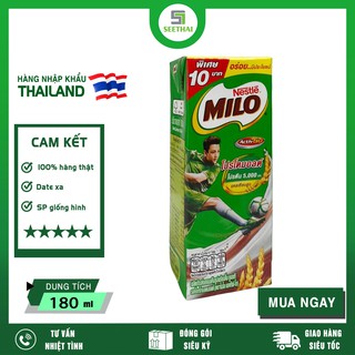Sữa milo NESTLE Thái Lan thức uống lúa mạch - hộp 170ml