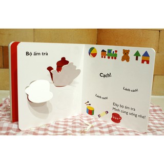 Sách - Cùng Chơi Trốn Tìm - Tập 3: Đồ Chơi- Ehon Tương Tác Bìa Cứng cho bé 0-6 tuổi