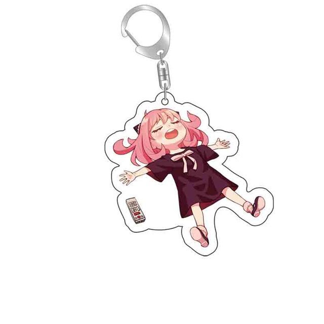 Móc khóa chibi anime Spy x Family móc khoá Anya Forger quà lưu niệm phụ kiện túi xách balo móc khoá bằng arcrylic