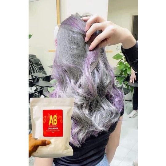 Bột tẩy tóc A8 collagen  hàng chuẩn công ty