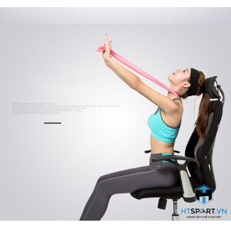 Dây Cao Su Đàn Hồi Kháng Lực Bản Thun Tập Gym Yoga Pilates Thể Lực 1.5 Thera band, Dây Kháng Lực, Phụ Kiện Tập Gym Nữ