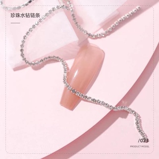 Dây xích đá gắn móng trang trí nail
